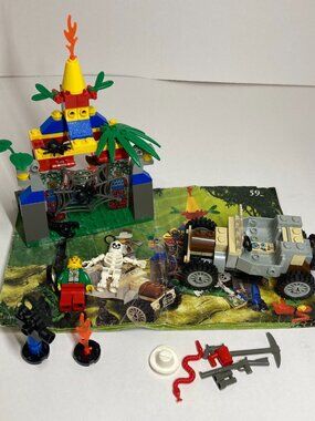 Lego Adventurers Spiders Secret 5936 Incomplete With Instructions